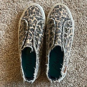 CHEETAH PRINT BLOWFISH MALIBU SLIP ON SNEAKERS
